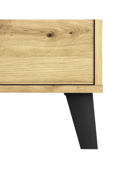 Comodă BOGAN NEW 3S70 pentru dormitor/hol, 70x38.8x78.4 cm, PAL laminat stejar artisan | MobilaOK