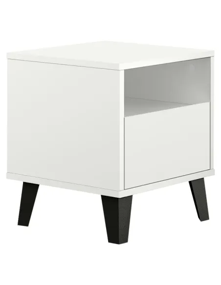 Noptieră BOGAN NEW 1S, dormitor, 40x38.8x45.6 cm, PAL melaminat | MobilaOK