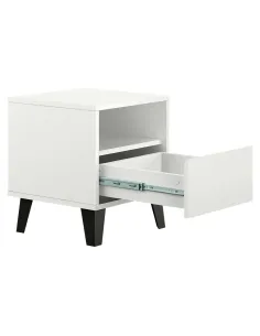 Noptieră BOGAN NEW 1S, dormitor, 40x38.8x45.6 cm, PAL melaminat | MobilaOK 2