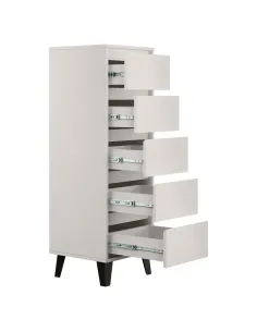 Comodă BOGAN NEW 5S40 pentru dormitor/hol, 40x38.8x120.4 cm, PAL melaminat | MobilaOK 2