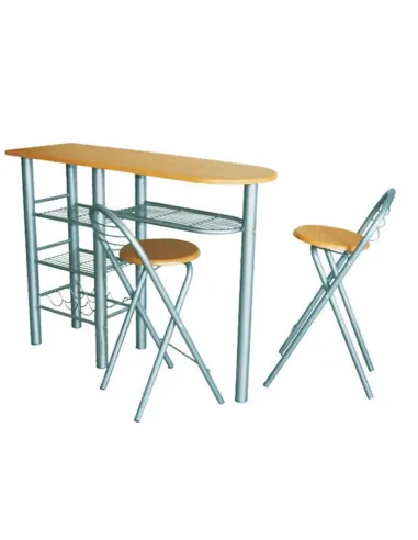 Bar de bucătărie BOXER, bucătărie, 120x40 cm, MDF și metal | MobilaOK