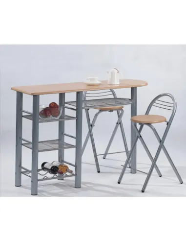 Bar de bucătărie BOXER, bucătărie, 120x40 cm, MDF și metal | MobilaOK