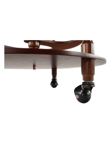 Masă de servire, GLOBUS 2-324, living, Ø50x94cm, PAL/lemn/plastic | MobilaOK