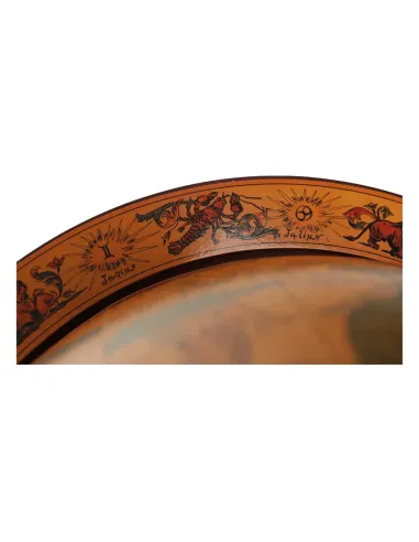 Masă de servire, GLOBUS 2-324, living, Ø50x94cm, PAL/lemn/plastic | MobilaOK