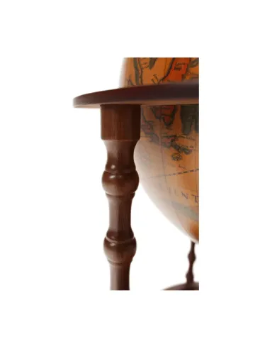Masă de servire, GLOBUS 2-324, living, Ø50x94cm, PAL/lemn/plastic | MobilaOK