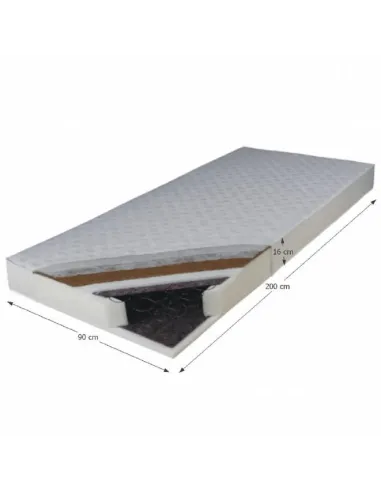 Saltea KOKOS MEDIUM, dormitor, 90x200, arcuri Bonell, spumă și cocos | MobilaOK