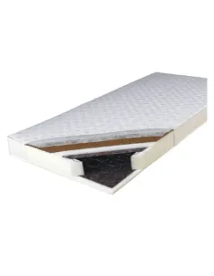 Saltea KOKOS MEDIUM pentru dormitor, 80x195 cm, arcuri Bonell si fibra de cocos | MobilaOK
