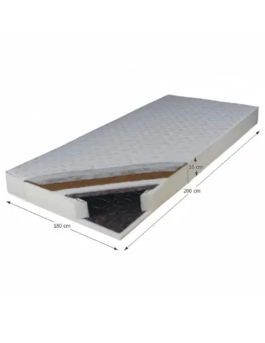 Saltea KOKOS MEDIUM, dormitor, 180x200, spumă și nucă de cocos | MobilaOK