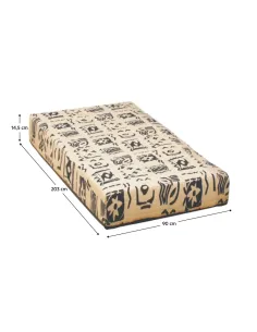 Saltea ARONA, dormitor, 90x203 cm, arcuri si bumbac | MobilaOK 2