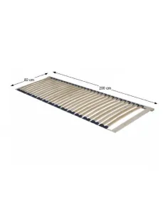 Suport saltea, KONDELA, dormitor, 80x200 cm, lemn de mesteacăn | MobilaOK 2