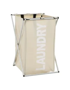 Coș de rufe LAUNDRY TYP 1, bucătărie/baie, 39.5x58x37 cm, textil/metal, KONDELA | MobilaOK