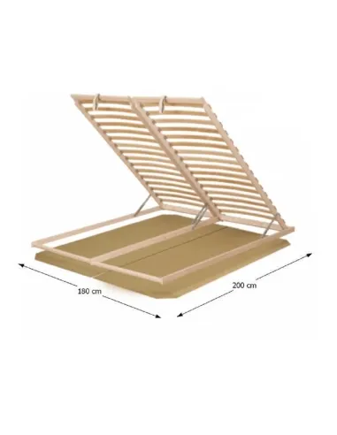 Somerie BASIC FLEX 3 ZONE, pentru dormitor, 180x200 cm, lemn de mesteacăn | MobilaOK