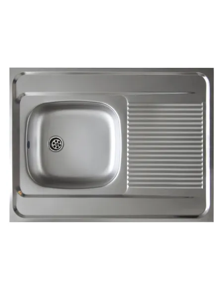 Chiuvetă LAY ON, universală 80x60, inox | MobilaOK