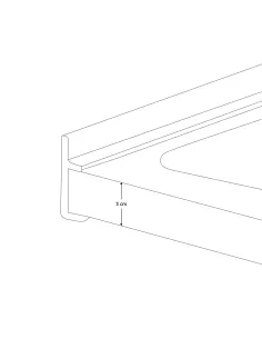 Chiuvetă LAY ON, universală 80x60, inox | MobilaOK 2