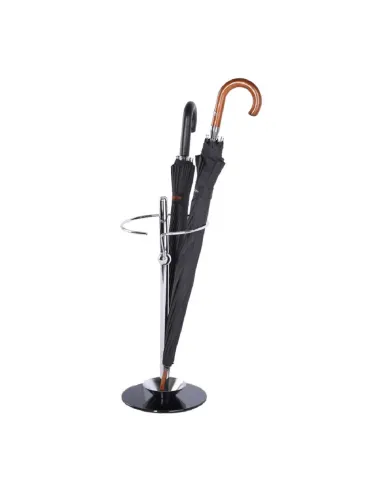 Suport umbrelă, OLDO, terasă/grădină, 26x26x60 cm, metal/sticlă/crom | MobilaOK