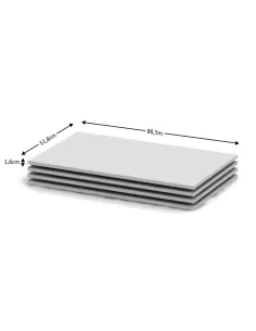 Rafturi BETTY 2, depozitare, 86,8x51,8 cm, PAL melaminat | MobilaOK 2