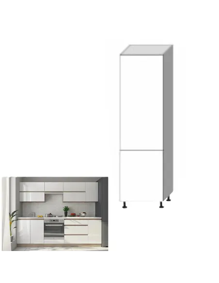 Dulap înalt LINE, bucătărie, 60x202x54.5 cm, PAL melaminat | MobilaOK