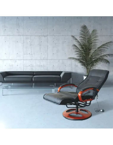 Fotoliu masaj ARTUŠ 2, living, 66x93x110 cm, Piele ecologică | MobilaOK