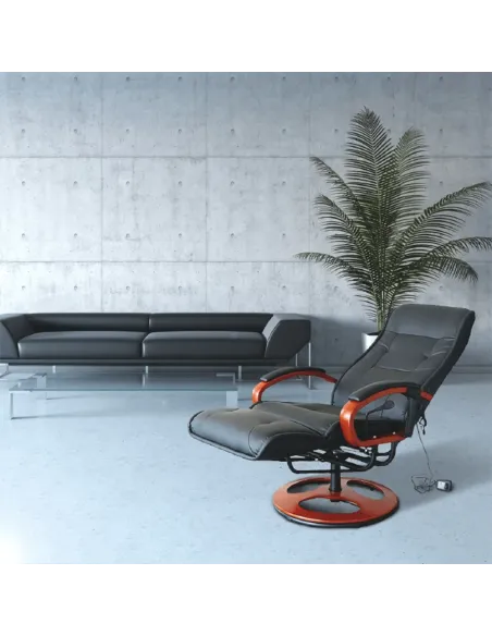 Fotoliu masaj ARTUŠ 2, living, 66x93x110 cm, Piele ecologică | MobilaOK