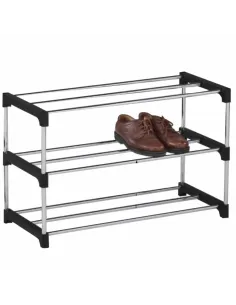 Pantofar MONTEGO pentru hol, 80x49.5x31 cm, Crom/Plastic | MobilaOK