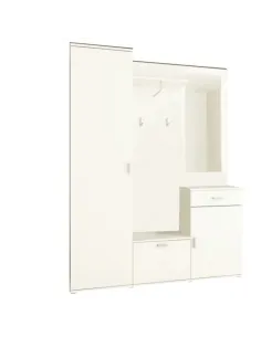 Ansamblu hol AMALIA, hol, 144x188x29 cm, PAL melaminat | MobilaOK