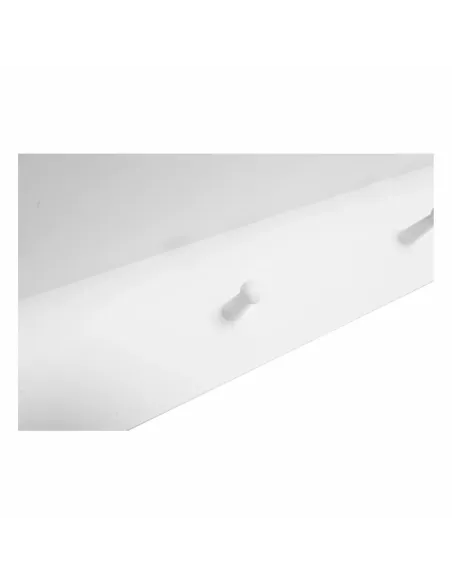 Poliță RAFELLO, dormitor/baie/hol, 100x30x20 cm, lemn, răchită, textil | MobilaOK