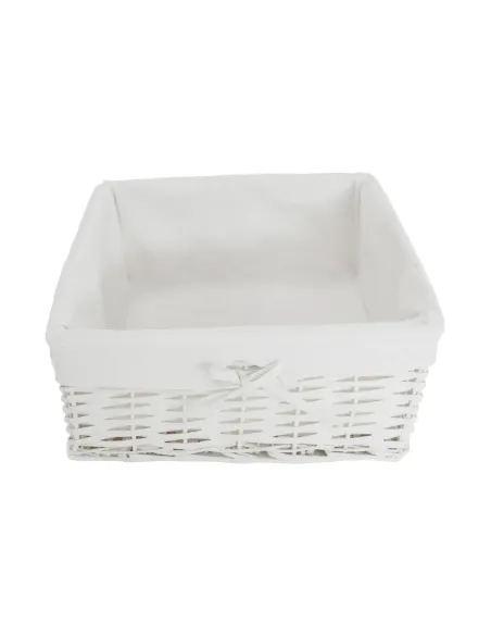 Comodă BLANCO dormitor/hol 45x104x40 cm PAL, răchită, textil | MobilaOK