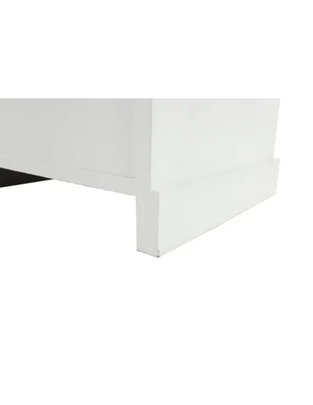 Comodă BLANCO dormitor/hol 45x104x40 cm PAL, răchită, textil | MobilaOK