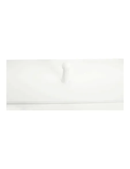 Cuier BLANCO cu 3 Coșuri Răchită, pentru hol/antreu, 100x40x20 cm, PAL alb | MobilaOK
