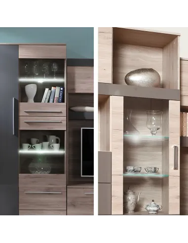 Ansamblu Living ASSOR, living, 300x200x42-52 cm, PAL melaminat | MobilaOK