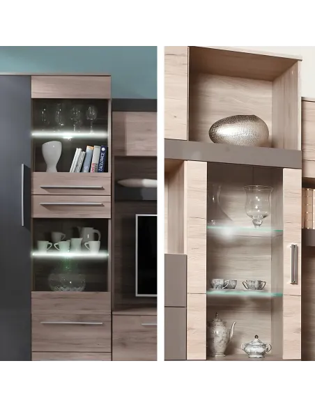 Ansamblu Living ASSOR, living, 300x200x42-52 cm, PAL melaminat | MobilaOK