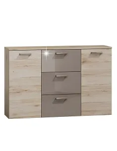 Comodă ASSOR, dormitor/hol/living, 130x85x35 cm, PAL melaminat | MobilaOK