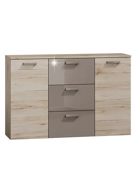 Comodă ASSOR, dormitor/hol/living, 130x85x35 cm, PAL melaminat | MobilaOK
