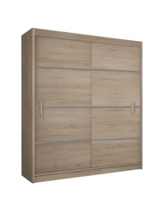 Dulap MERINA 203 pentru dormitor/hol, 203x215x60 cm, PAL melaminat | MobilaOK