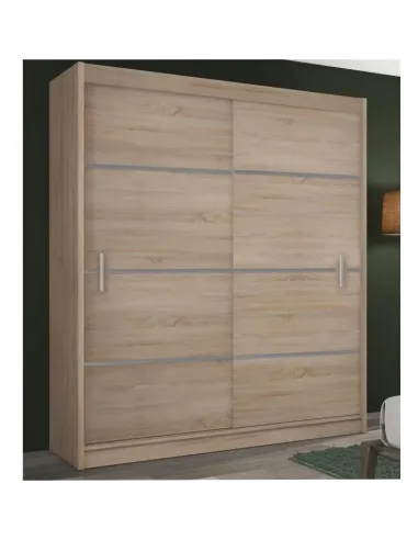Dulap MERINA 203 pentru dormitor/hol, 203x215x60 cm, PAL melaminat | MobilaOK