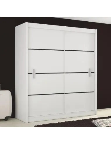 Dulap MERINA 203 pentru dormitor, 203x215x60 cm, PAL melaminat | MobilaOK