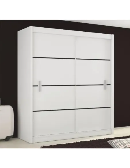 Dulap MERINA 203 pentru dormitor, 203x215x60 cm, PAL melaminat | MobilaOK