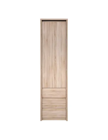 Etajeră NORTY TYP 5, living/dormitor/birou, 57x40x210 cm, PAL melaminat stejar sonoma | MobilaOK