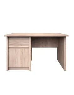 Masă PC TYP 12, NORTY, birou, 120x60x76 cm, PAL melaminat stejar sonoma | MobilaOK