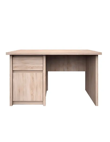 Masă PC TYP 12, NORTY, birou, 120x60x76 cm, PAL melaminat stejar sonoma | MobilaOK