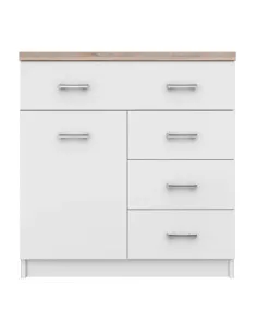 Comodă TOPTY TYP 12, dormitor/hol, 80x85x33 cm, PAL melaminat | MobilaOK