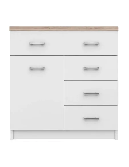 Comodă TOPTY TYP 12, dormitor/hol, 80x85x33 cm, PAL melaminat | MobilaOK