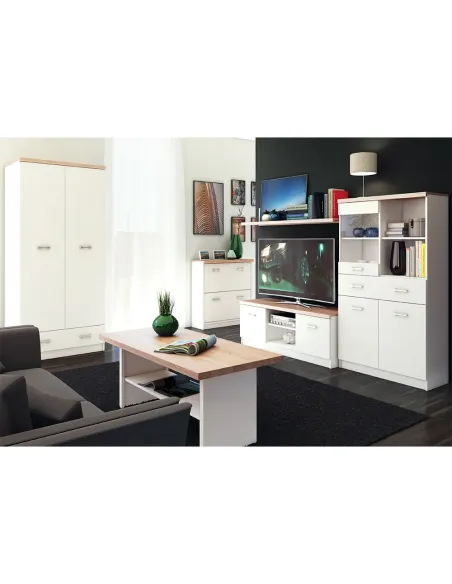 Comodă TOPTY, dormitor/hol, 120x85x33 cm, PAL melaminat | MobilaOK