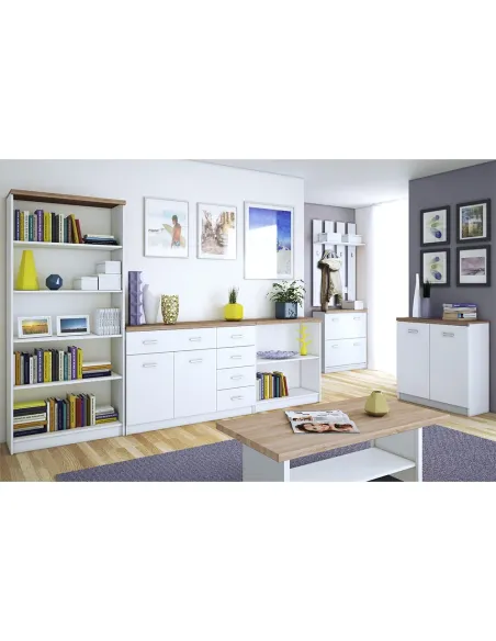 Comodă TOPTY, dormitor/hol, 120x85x33 cm, PAL melaminat | MobilaOK