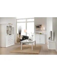 Comodă PARIS, dormitor/hol, 96.2x86.9x48.5 cm, PAL înfoliat/MDF lăcuit | MobilaOK 2