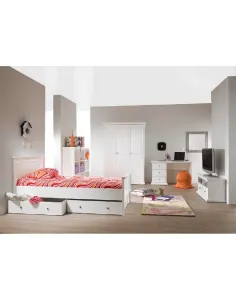Dulap, PARIS 3D 75353, dormitor/hol, 138.8x200.6x60.5 cm, PAL/MDF | MobilaOK 2