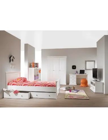 Dulap, PARIS 3D 75353, dormitor/hol, 138.8x200.6x60.5 cm, PAL/MDF | MobilaOK