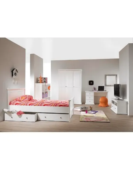Dulap, PARIS 3D 75353, dormitor/hol, 138.8x200.6x60.5 cm, PAL/MDF | MobilaOK