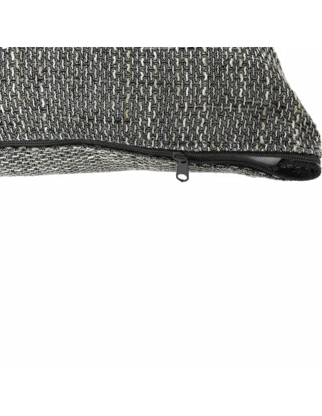 Colțar TONIKS, extensibil cu depozitare, living, 300x215x72 cm, piele ecologică albă/material gri | MobilaOK