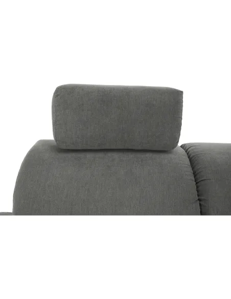 Colțar extensibil, SANTIAGO, living/dormitor, 260x168 cm, piele ecologică/material textil | MobilaOK